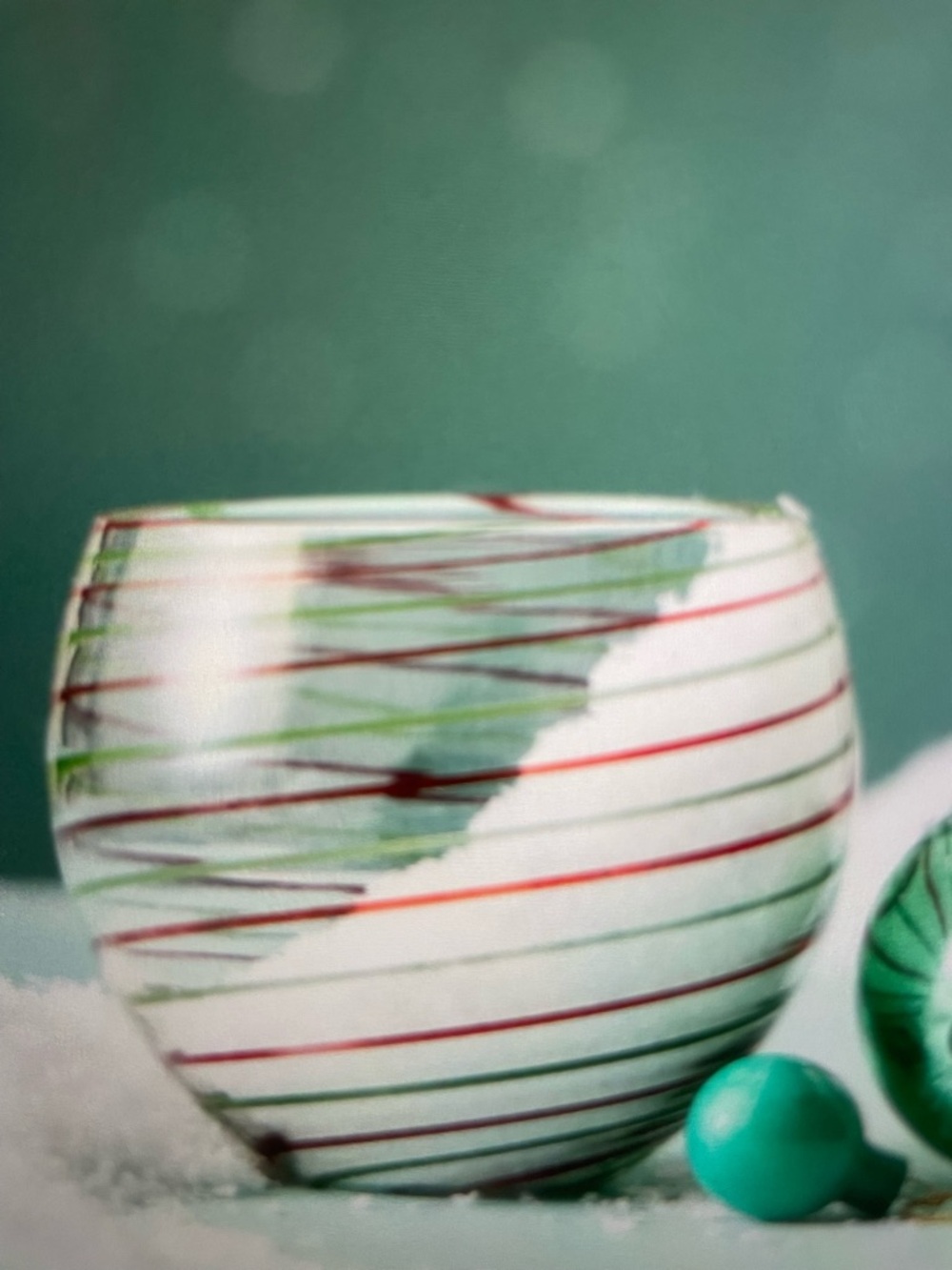 ❤️ ANTHROPOLOGIE ARABESQUE STEMLESS WINE GLASS NEW